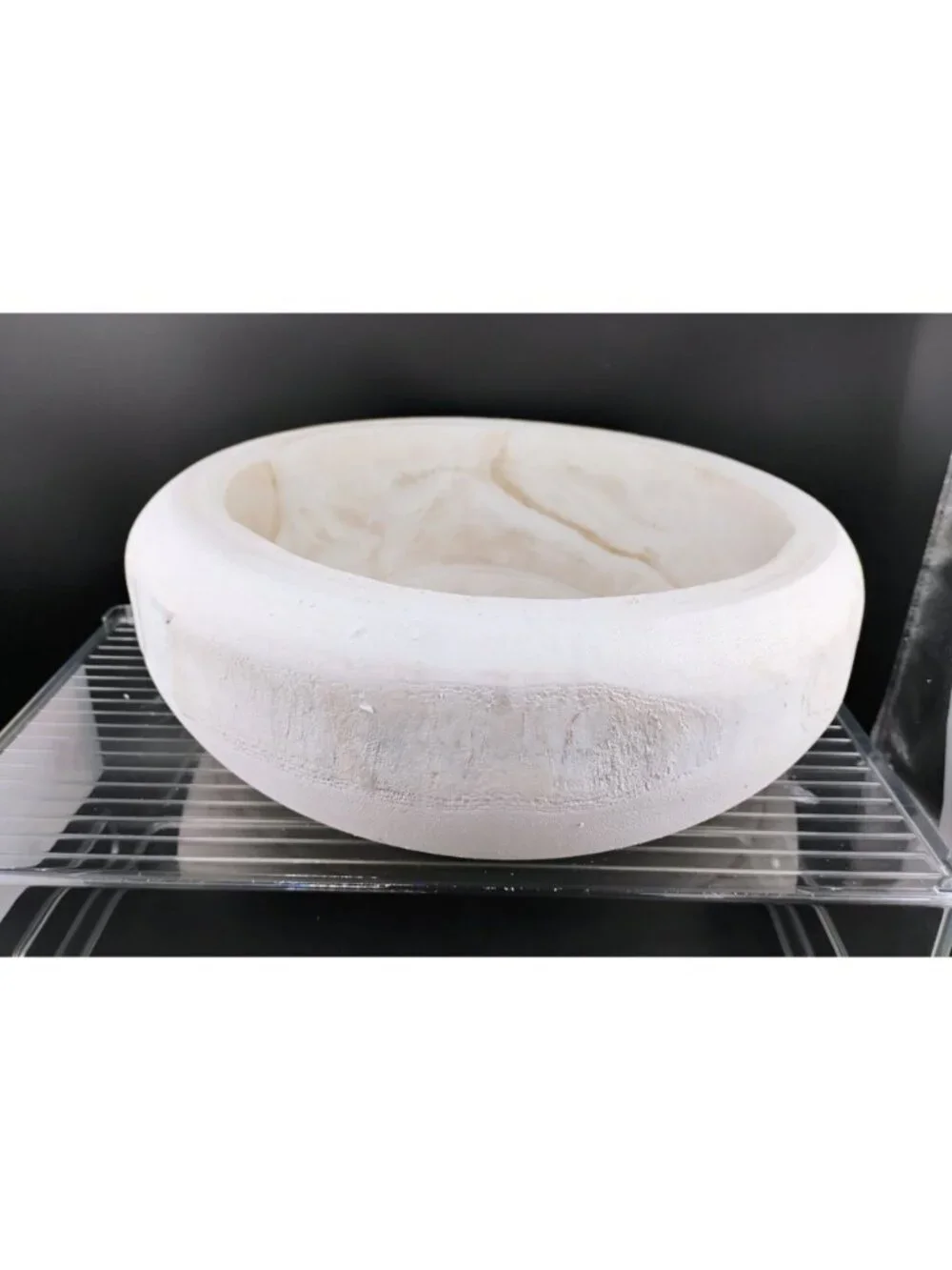 Bloomingville White Textured Decorative Bowl For Display Or Home Styling